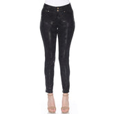 Faux Suede Snake Print Pants